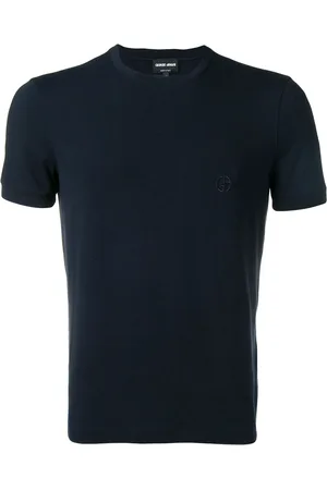 Giorgio Armani T-Shirt mit Logo-Stickerei