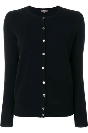 N.PEAL Cardigan mit Rundhalsausschnitt