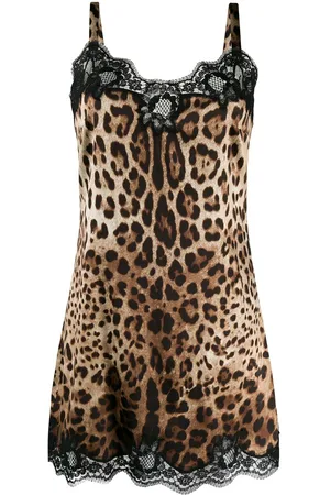 Dolce & Gabbana Leopard print stretch camisole