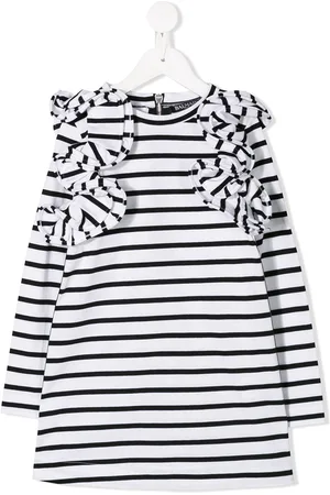Balmain Gestreiftes Kleid