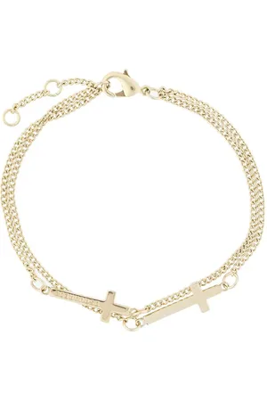 Dsquared2 Doppeltes Armband mit Kreuzen