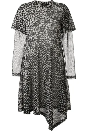 GOEN.J Asymmetrisches Kleid mit Blumen