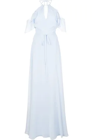 Marchesa Notte Langes Kleid mit Cut-Outs
