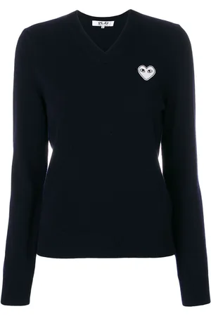 Comme des Garçons Pullover mit V-Ausschnitt