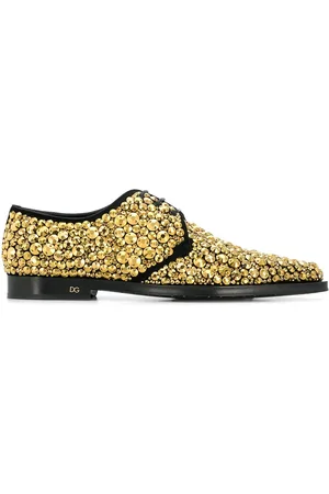 Dolce & Gabbana Derby-Schuhe mit Kristallen