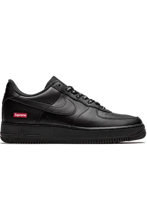 Nike X Supreme Air Force 1 Low Mini Box Logo Black Sneakers