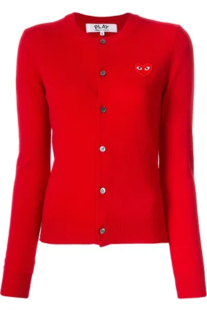 Comme des Garçons Cardigan mit Logo-Stickerei