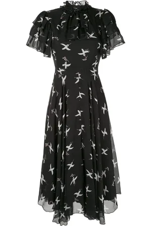 Macgraw Kleid mit Vogel-Print