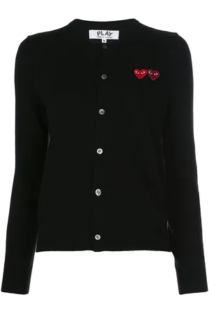 Comme des Garçons Cardigan mit Herz-Patch
