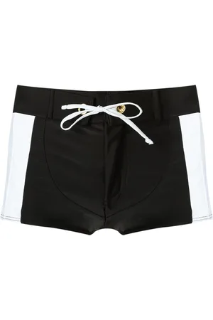 AMIR SLAMA Badeshorts mit Einsätzen