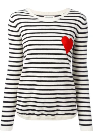 Chinti & Parker Kaschmirpullover mit Bretonstreifen