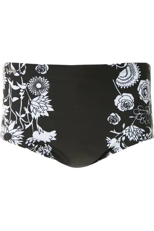 AMIR SLAMA Badeshorts mit Hibiskus-Print
