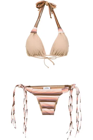 AMIR SLAMA Bikini mit Streifen
