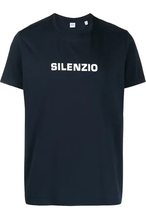 Aspesi T-Shirt mit "Silenzio"-Print