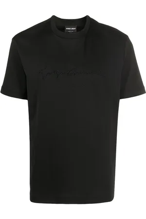 Giorgio Armani T-Shirt mit Logo-Stickerei