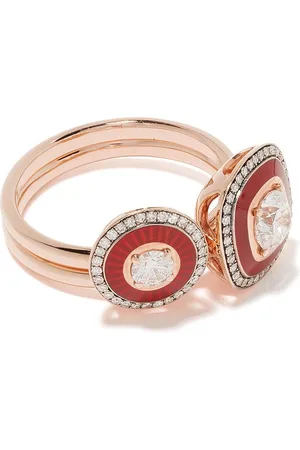 SELIM MOUZANNAR Damen Ringe - 18kt rose gold diamond ring set