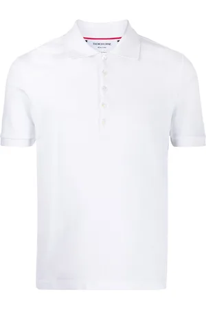 Thom Browne Pikee-Poloshirt mit Streifen