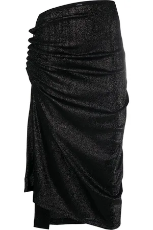 Paco rabanne Asymmetrischer Metallic-Rock