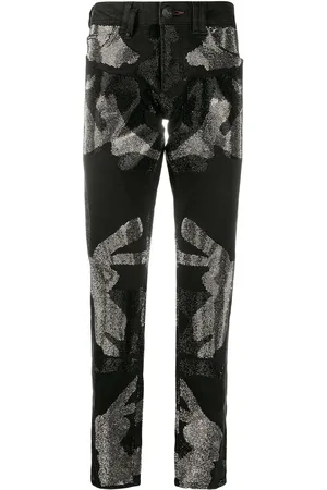 Philipp Plein Gerade Jeans mit Camouflage-Print