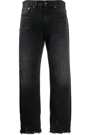 R13 Klassische Cropped-Jeans