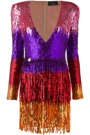 Philipp Plein Minikleid in Colour-Block-Optik