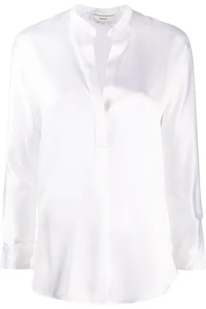 Vince Bluse mit Schleifenkragen