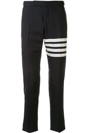 Thom Browne Tiefsitzende Hose mit Logo-Streifen