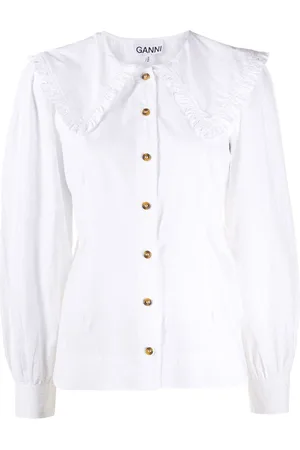 Ganni Bluse mit Knöpfen