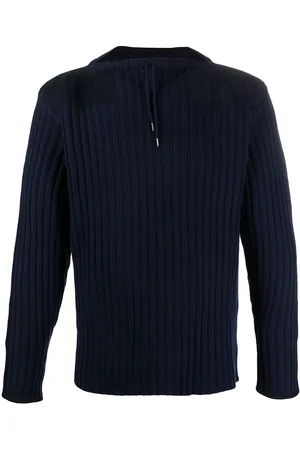 N.PEAL Gerippter Pullover mit Kordelzug