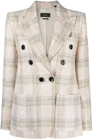 Isabel Marant Doppelreihiger Blazer mit Karomuster