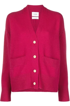Barrie Kaschmircardigan mit gerippten Details