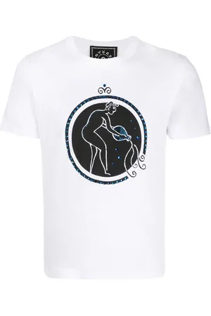 10 CORSO COMO T-Shirt mit Aquarius-Print