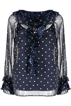 P.A.R.O.S.H. Bluse mit Polka Dots