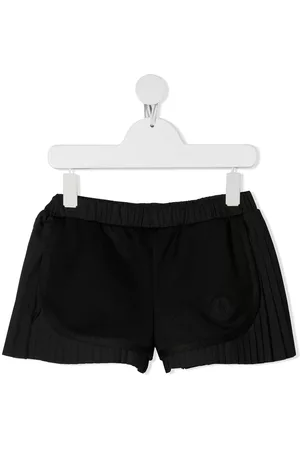 Moncler Jungen Shorts - Logo-patch elasticated shorts