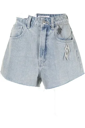 Ground Zero Jeans-Shorts im Distressed-Look