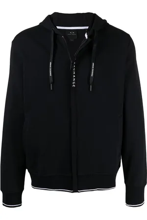Armani Exchange Kapuzenjacke mit Logo-Print