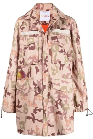 The Attico Parka mit Camouflage-Print