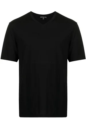 James Perse Lotus T-Shirt mit V-Ausschnitt