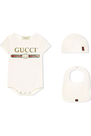 Gucci Logo printed babygrow set