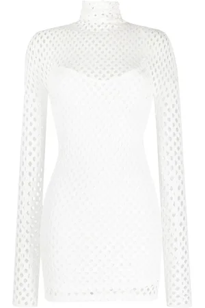 Philipp Plein Minikleid mit Mesh-Overlay