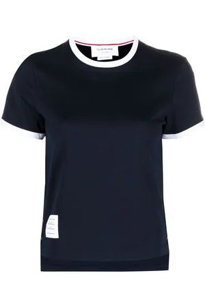 Thom Browne T-Shirt mit asymmetrischem Saum