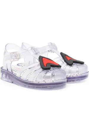 10 CORSO COMO Jelly-Sandalen mit Herzdetail