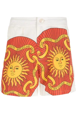 AMIR SLAMA Shorts mit Sol-Print