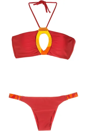 AMIR SLAMA Bestickter Bikini