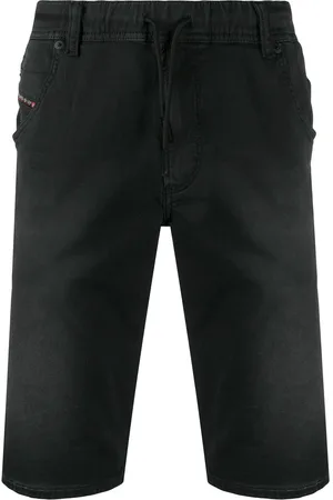 Diesel Jeans-Shorts mit Kordelzug