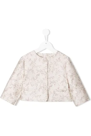 LA STUPENDERIA Luce floral jacquard jacket