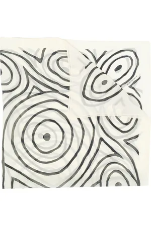 10 CORSO COMO Schal mit abstraktem Print