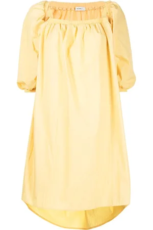 GOEN.J Midikleid mit Rüschen