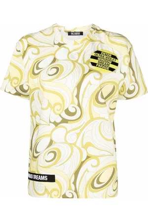 RAF SIMONS T-Shirt mit abstraktem Print