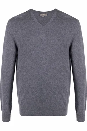 N.PEAL Kaschmirpullover mit V-Ausschnitt